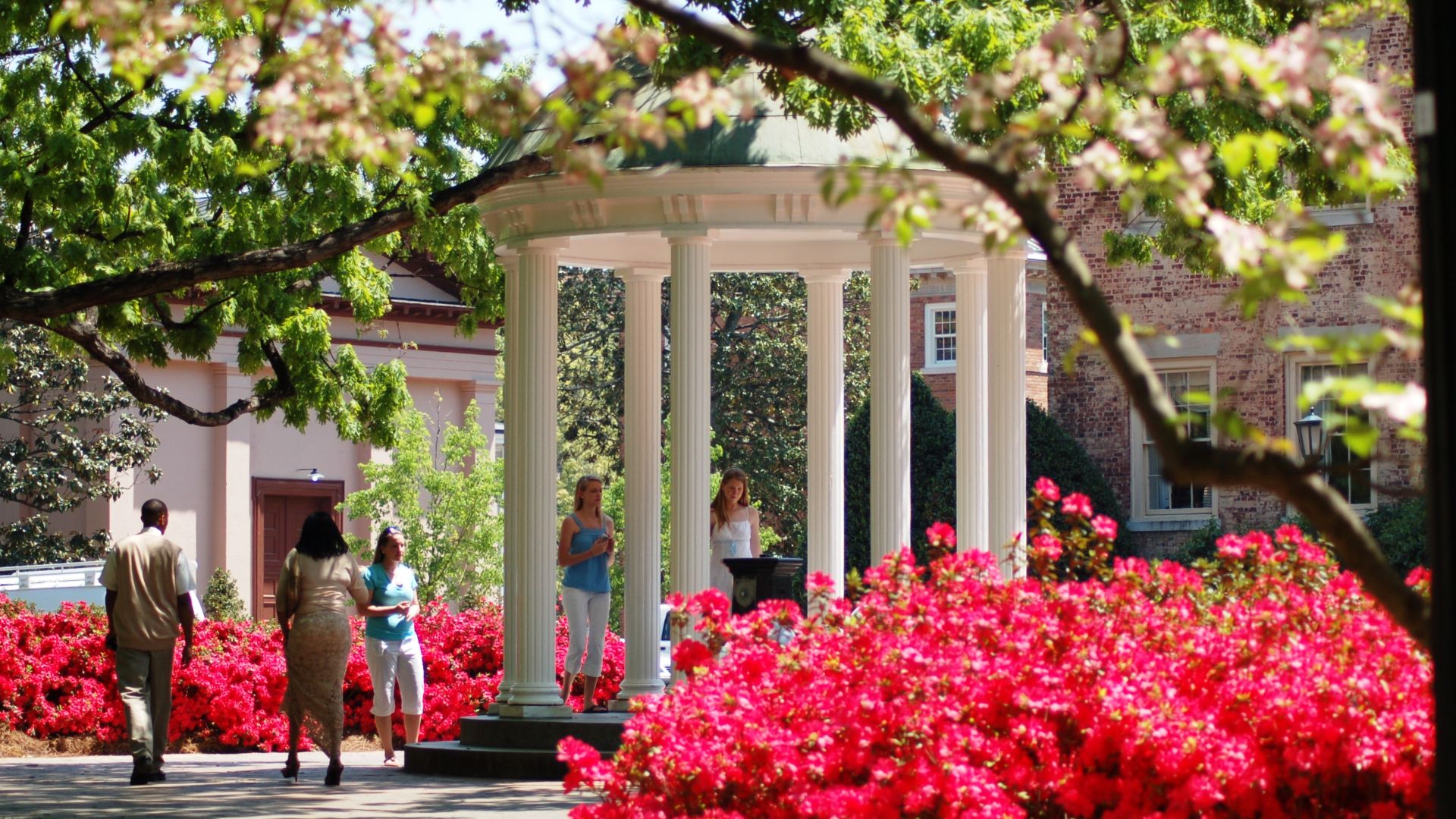 The Old Well of the University of North Carolina in Chapel Hill, North Carolina.