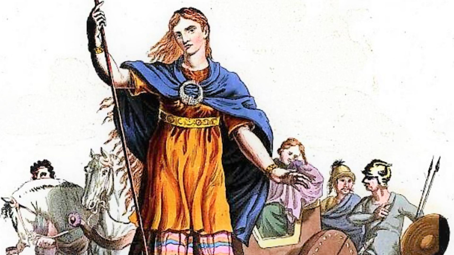 A portrait of Boudica