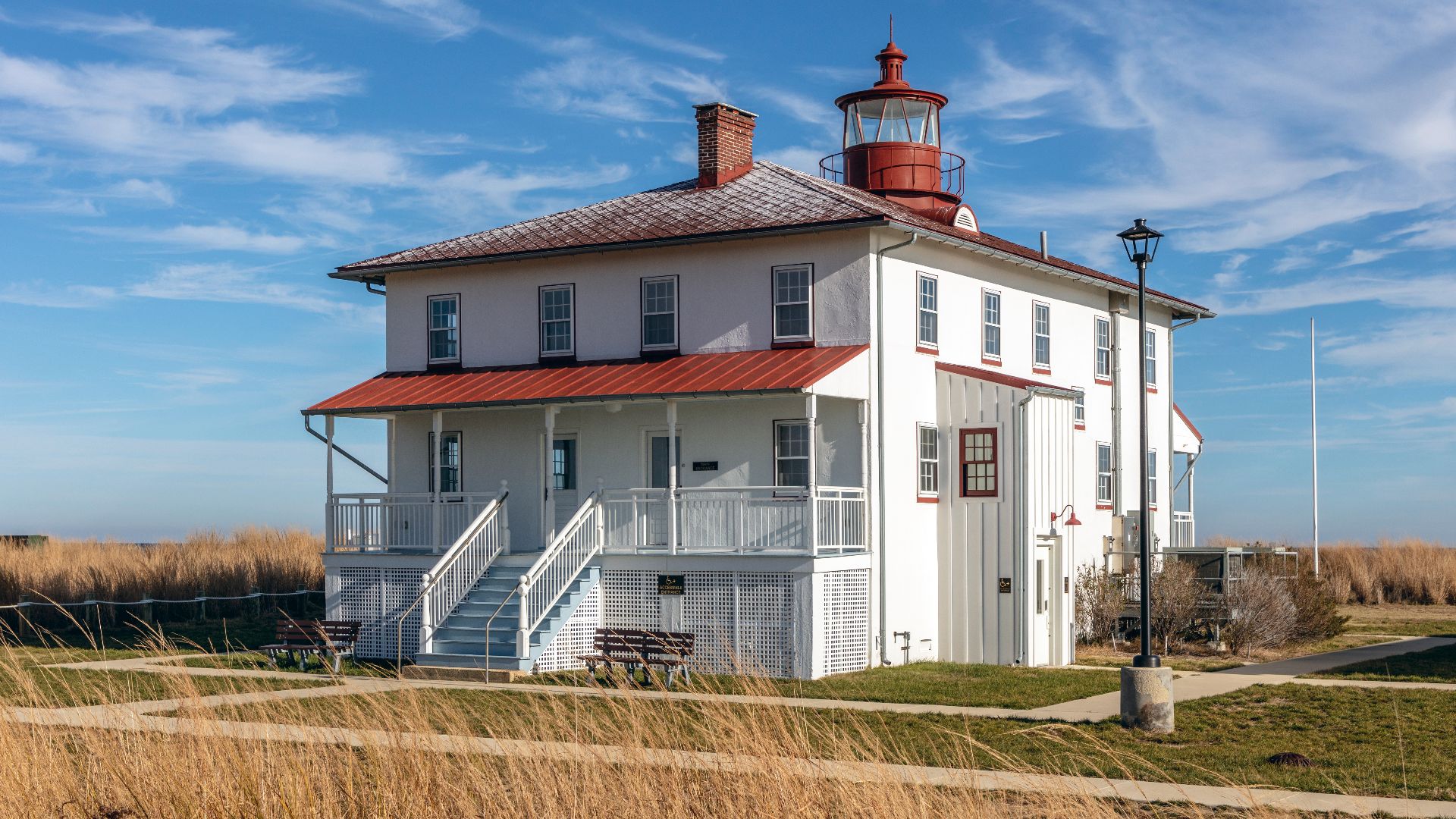 Point Lookout lighthouse, Maryland, USA
