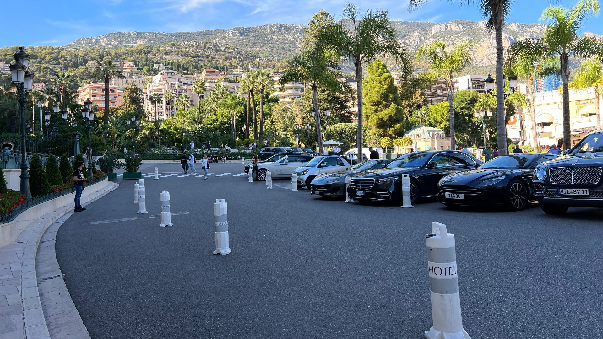 a street with cars parked along it