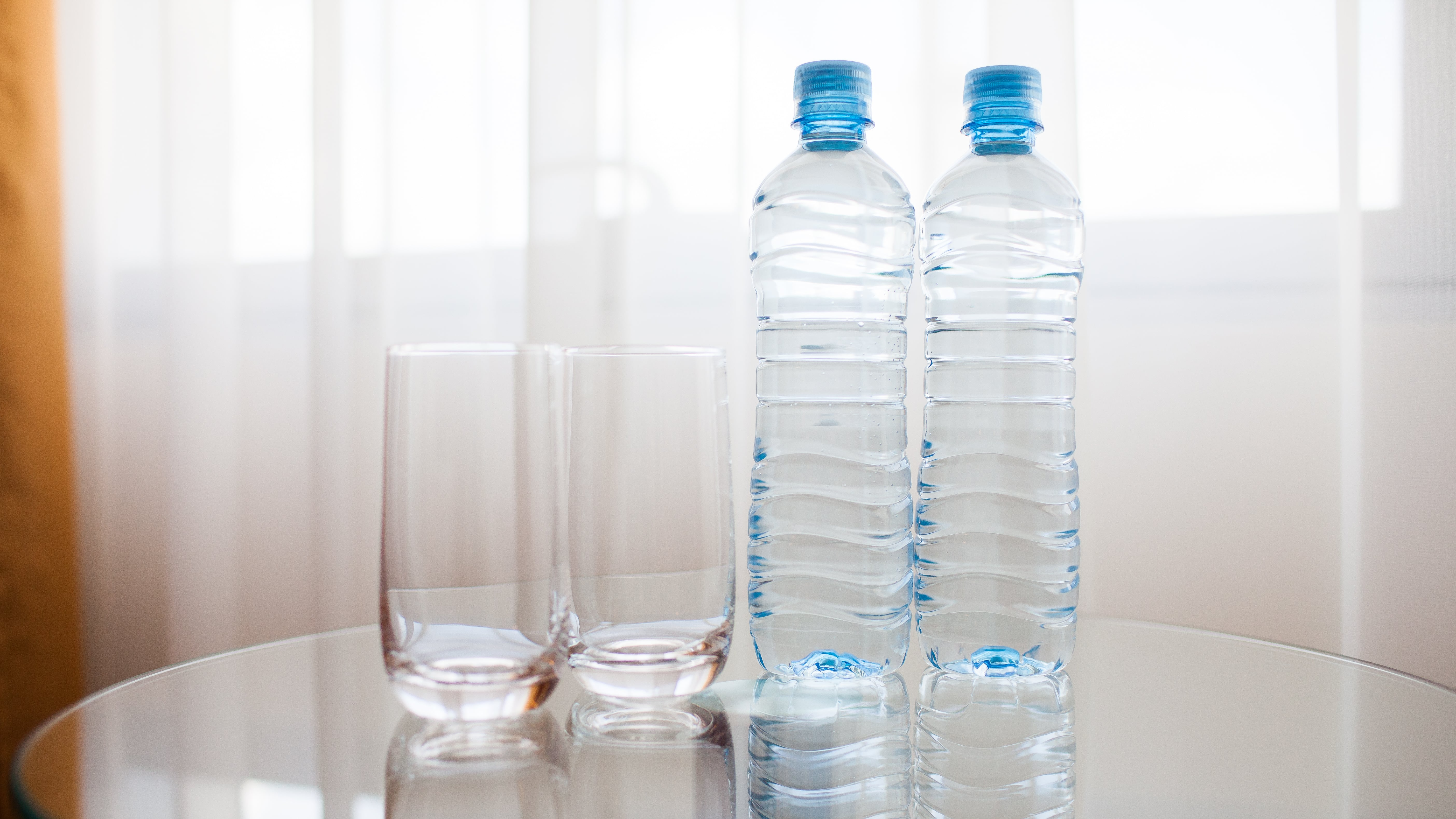 Bottled water and drinkware