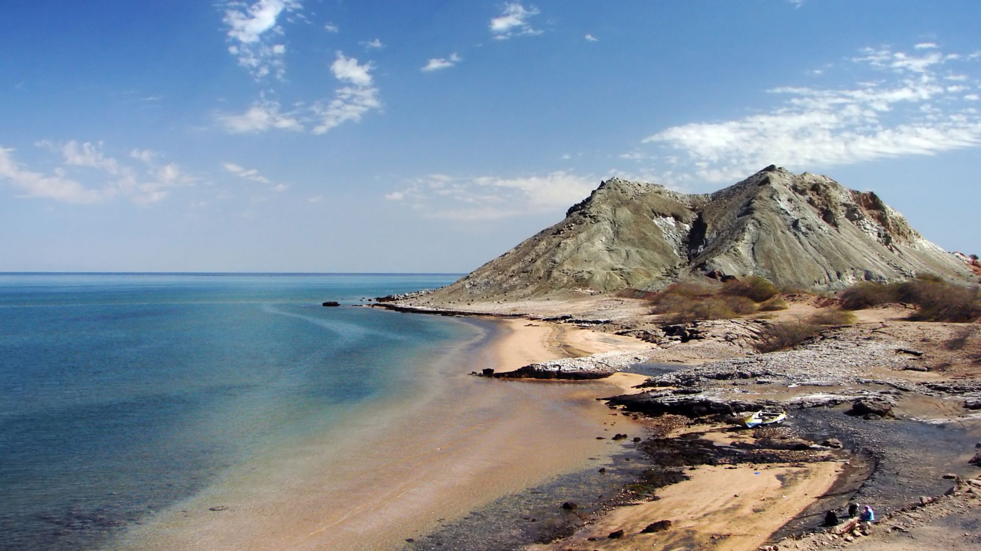 This is Khezr beach in Hormoz island. Locals say that this beach is named Khezr beach.