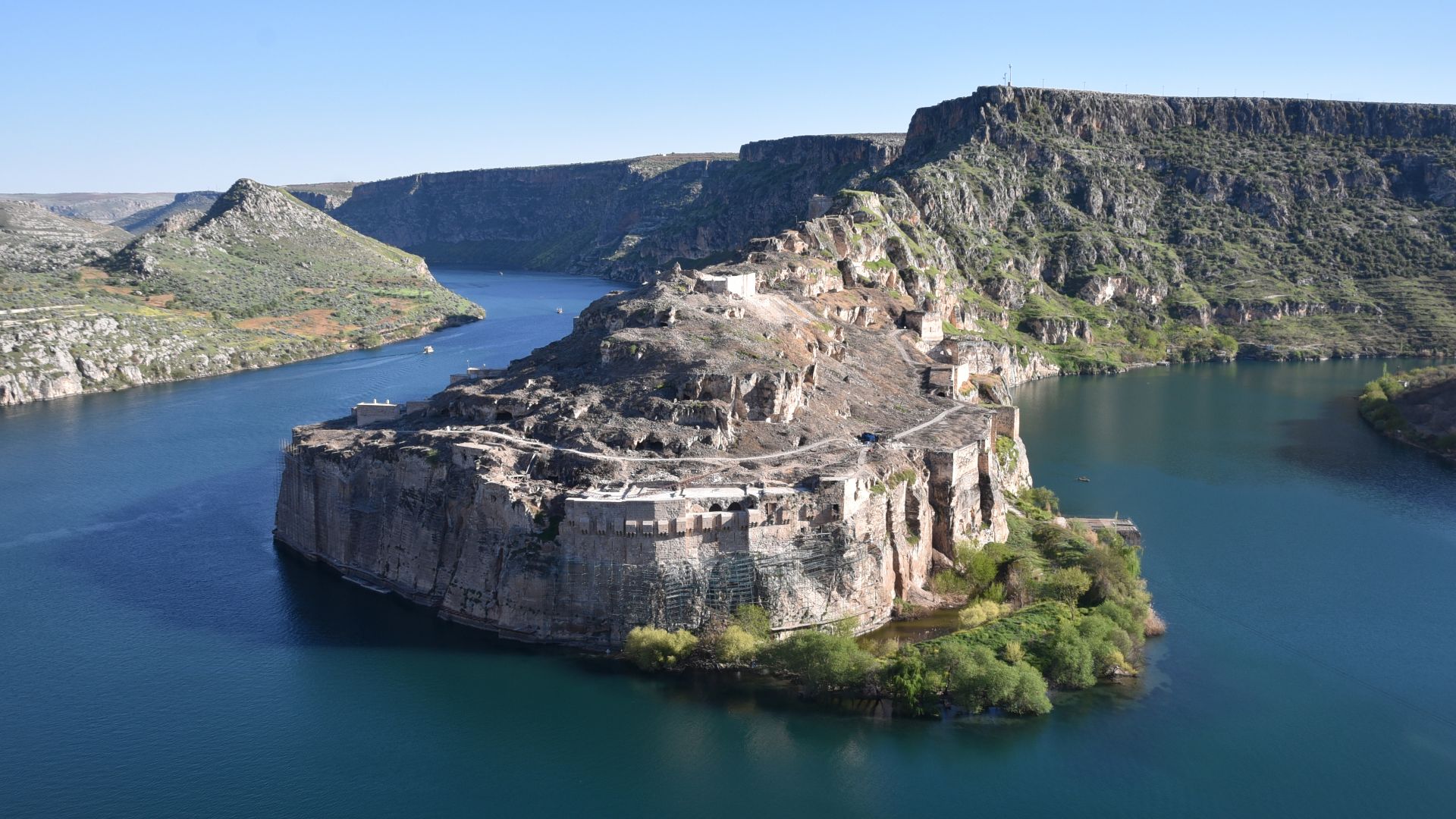 The Euphrates River in Turkey, Rumkale