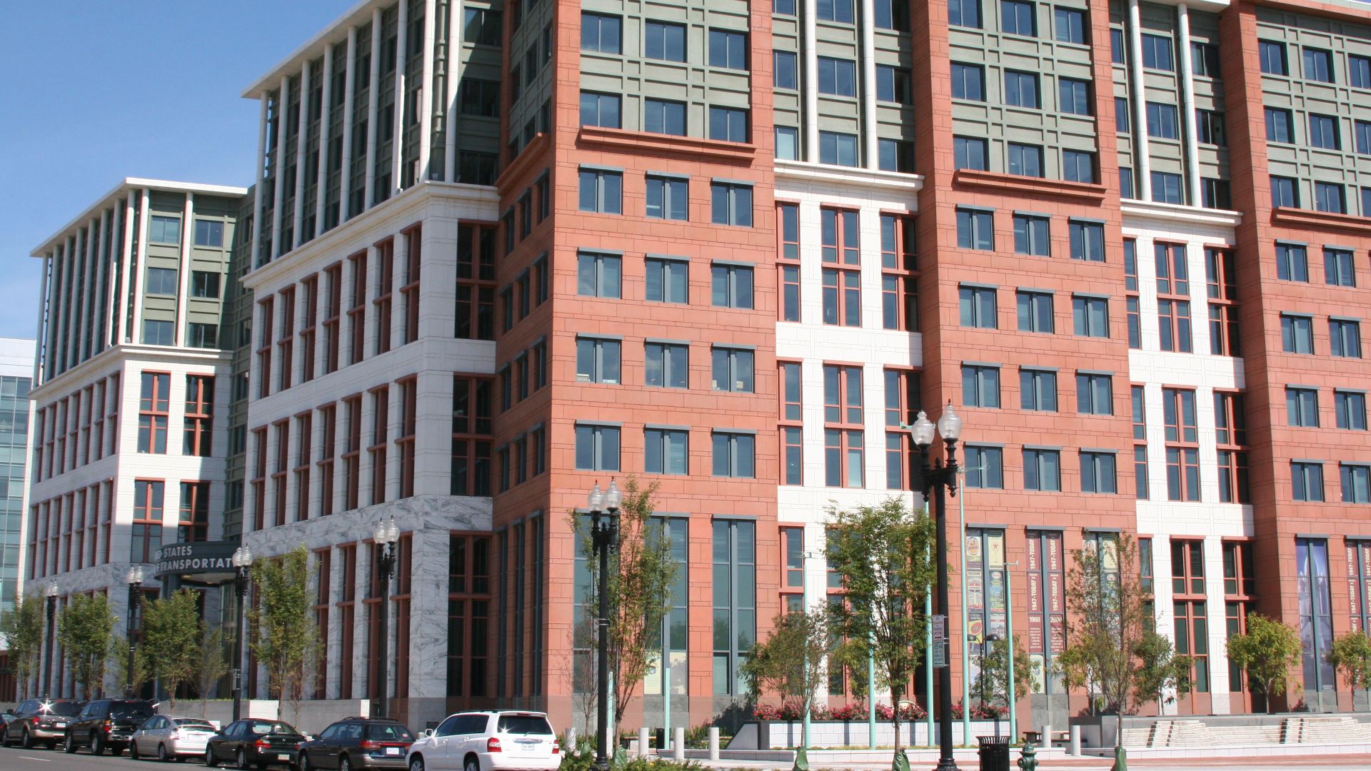 U.S. Department of Transportation headquarters - new building opened in Spring 2007 in Southeast Washington, near the Navy Yard and the new Nationals Ballpark.