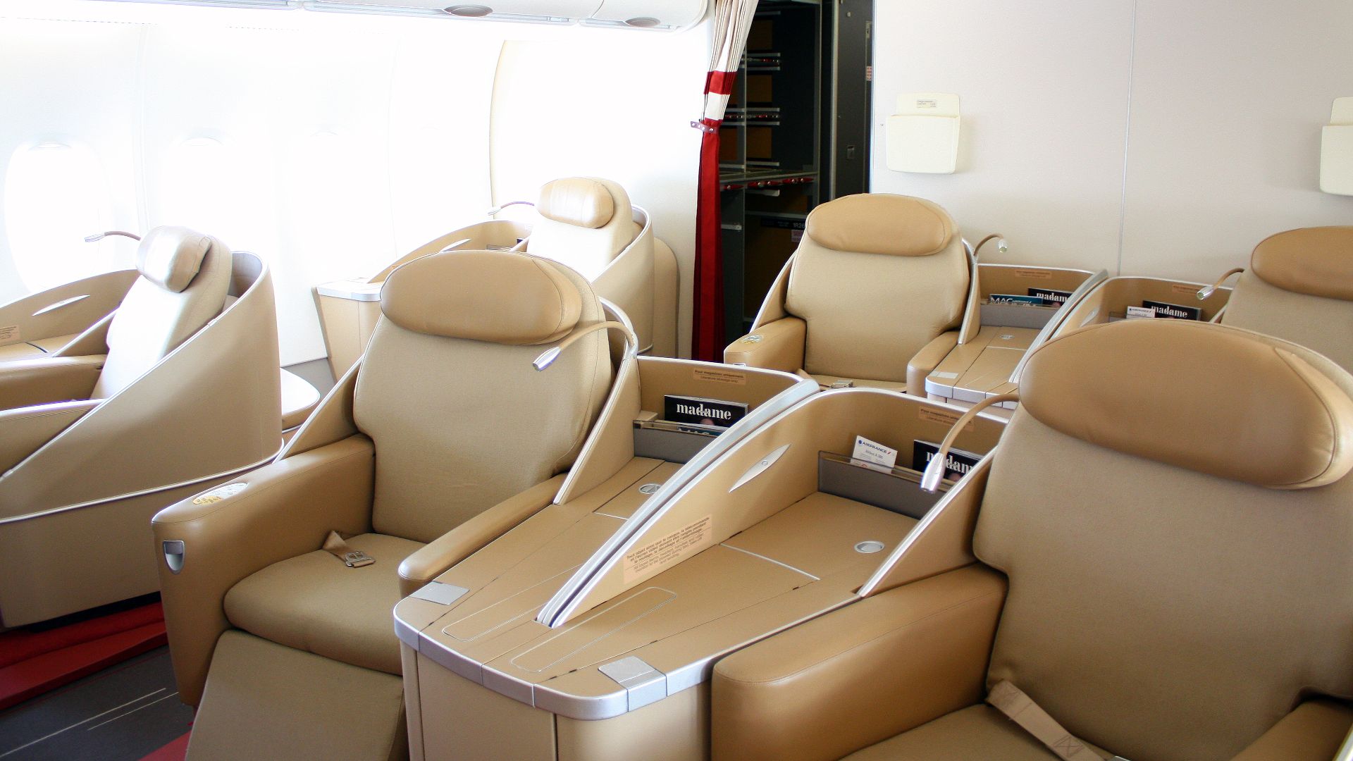 First Class on Air France A380 F-HPJC