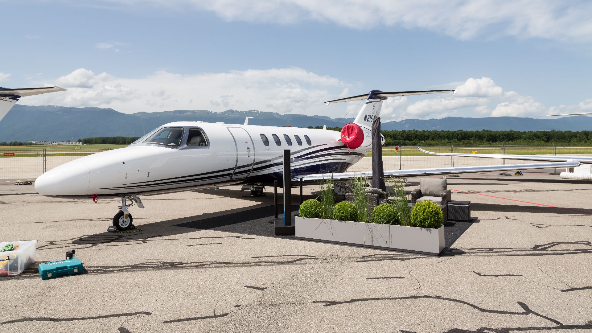 Cessna Citation CJ4, static display preview, EBACE 2018