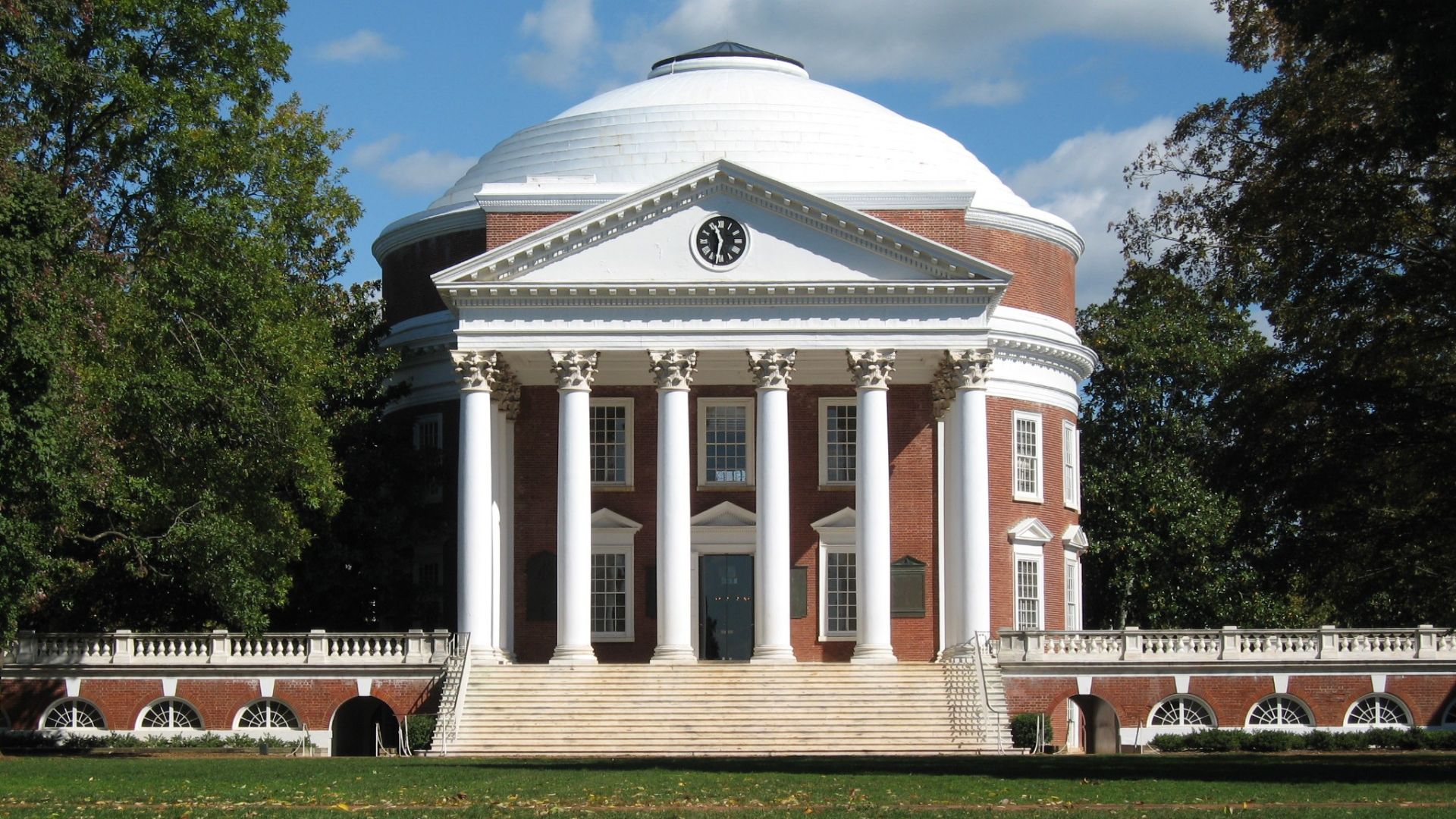 The Rotunda at the University of Virginia. Charlottesville, Virginia, United States