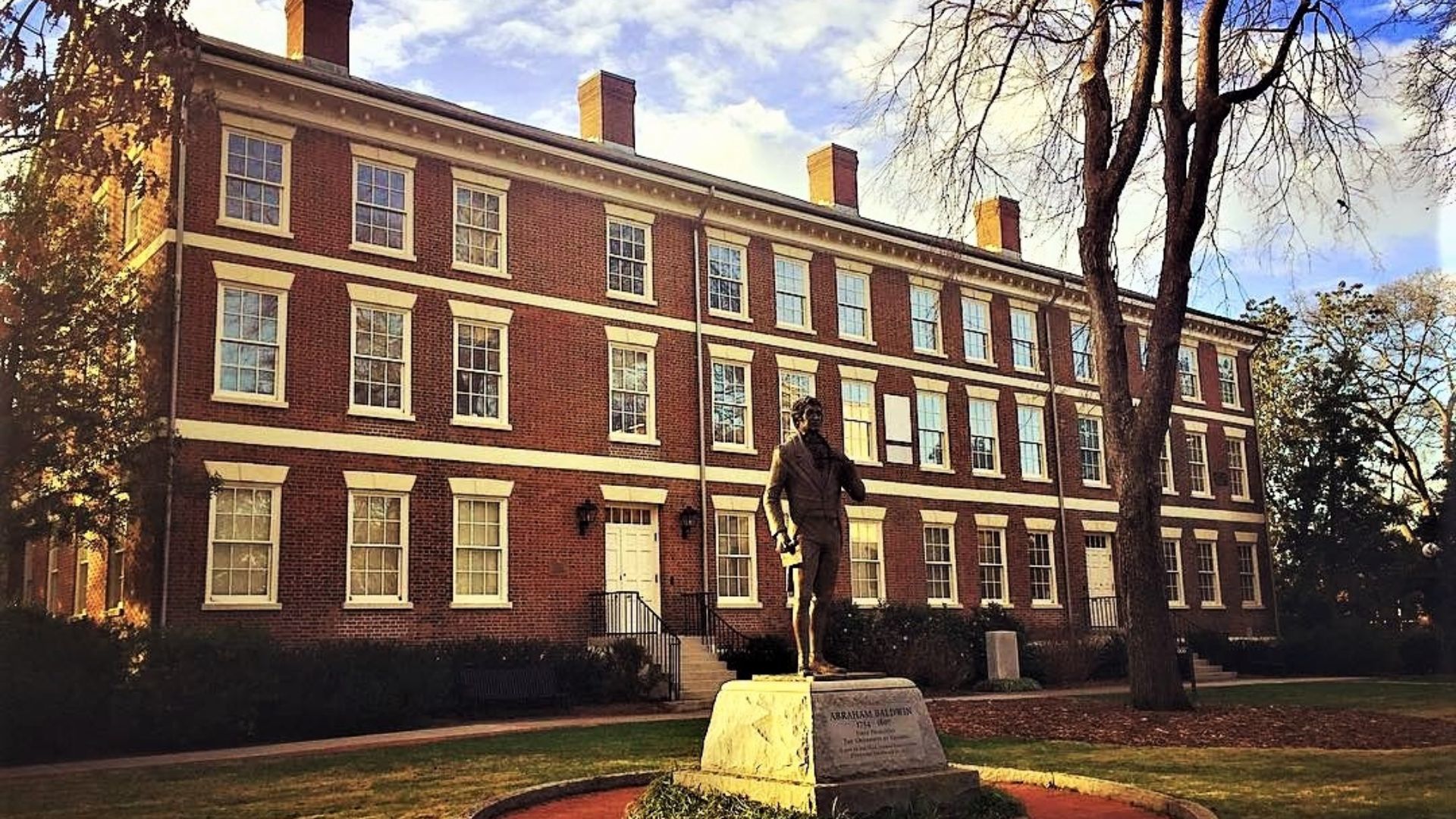University of Georgia Old College, the oldest remaining structure on campus constructed in 1806.