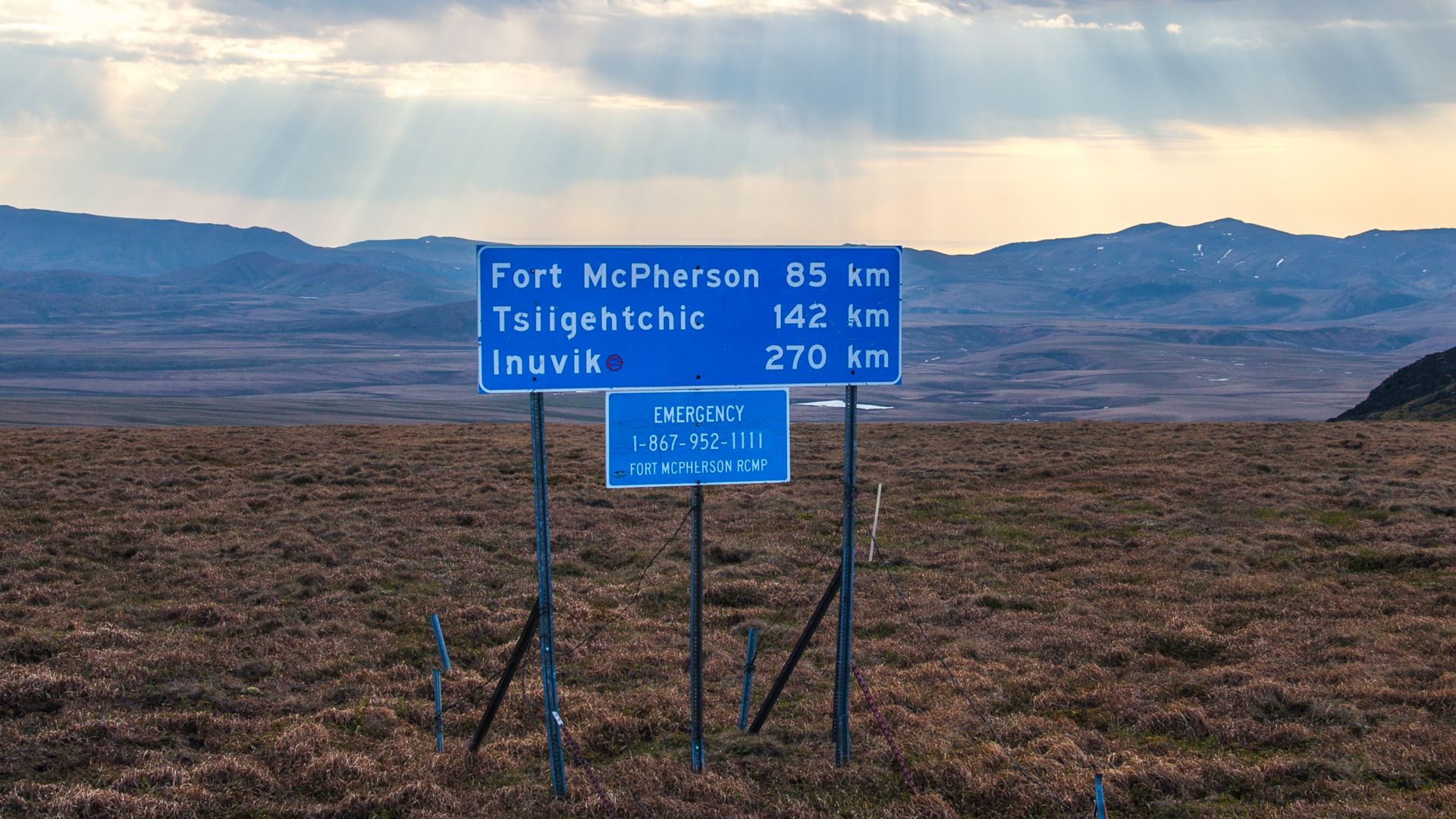 Hwy 5 to Inuvik...the Dempster Hwy.