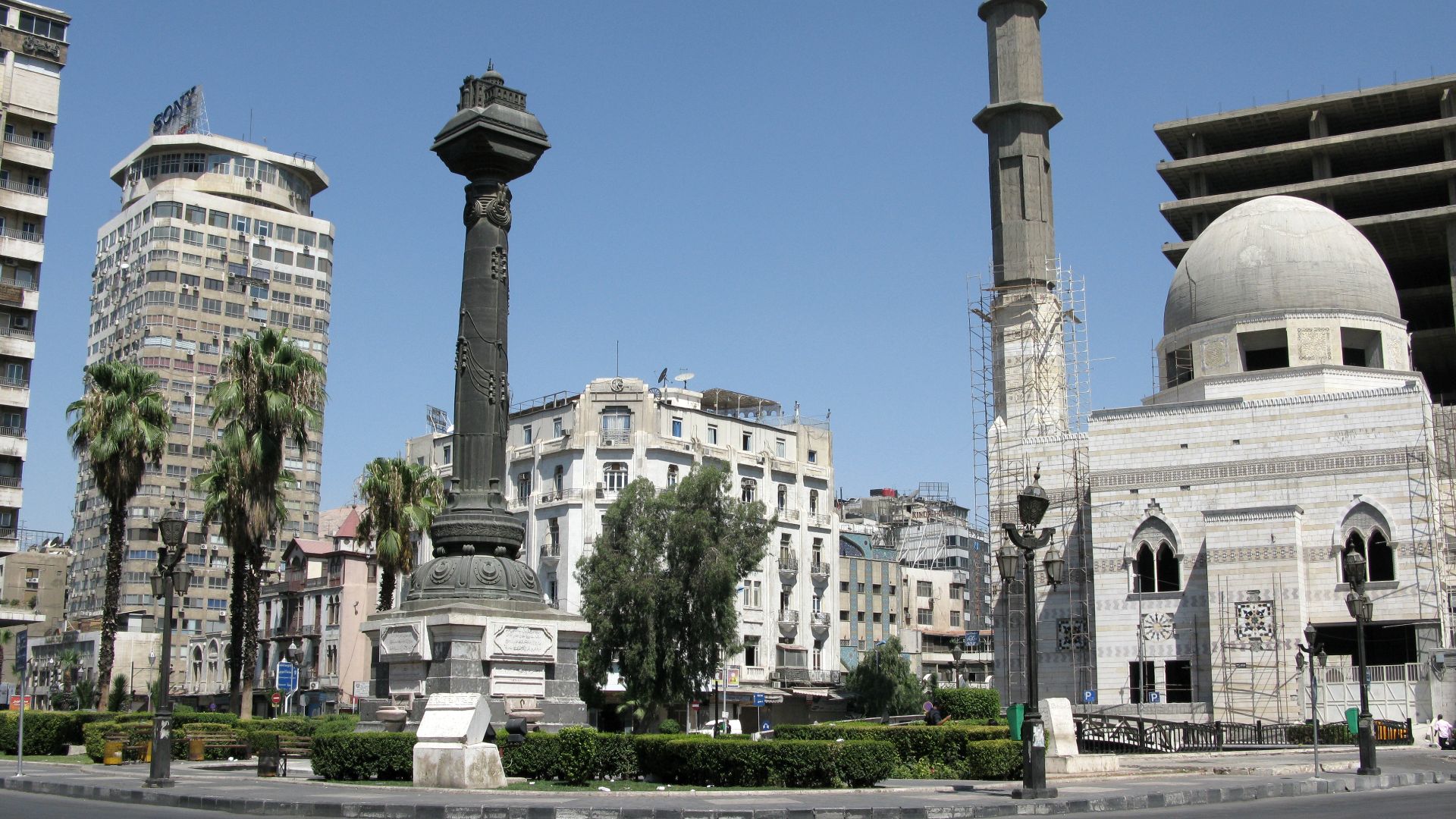 Damascus, Syria. One of the oldest continuously inhabited cities in the world. Damascus is also a major cultural centre of the Levant and the Arab world.