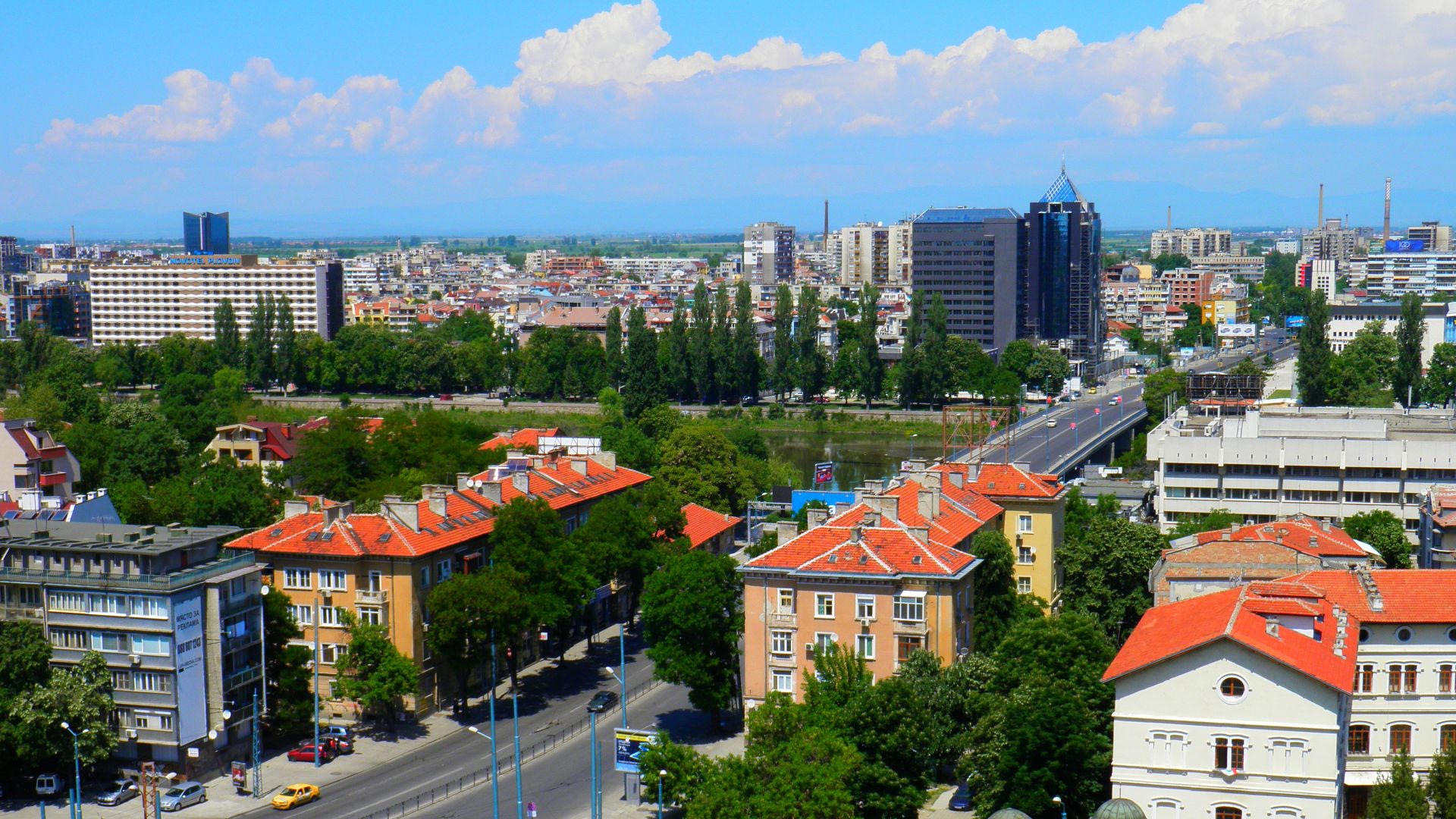 Panorama of Plovdiv
