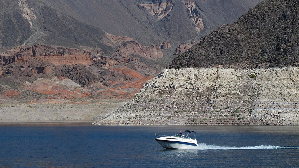 A boat at Lake Mead National Recreation Area