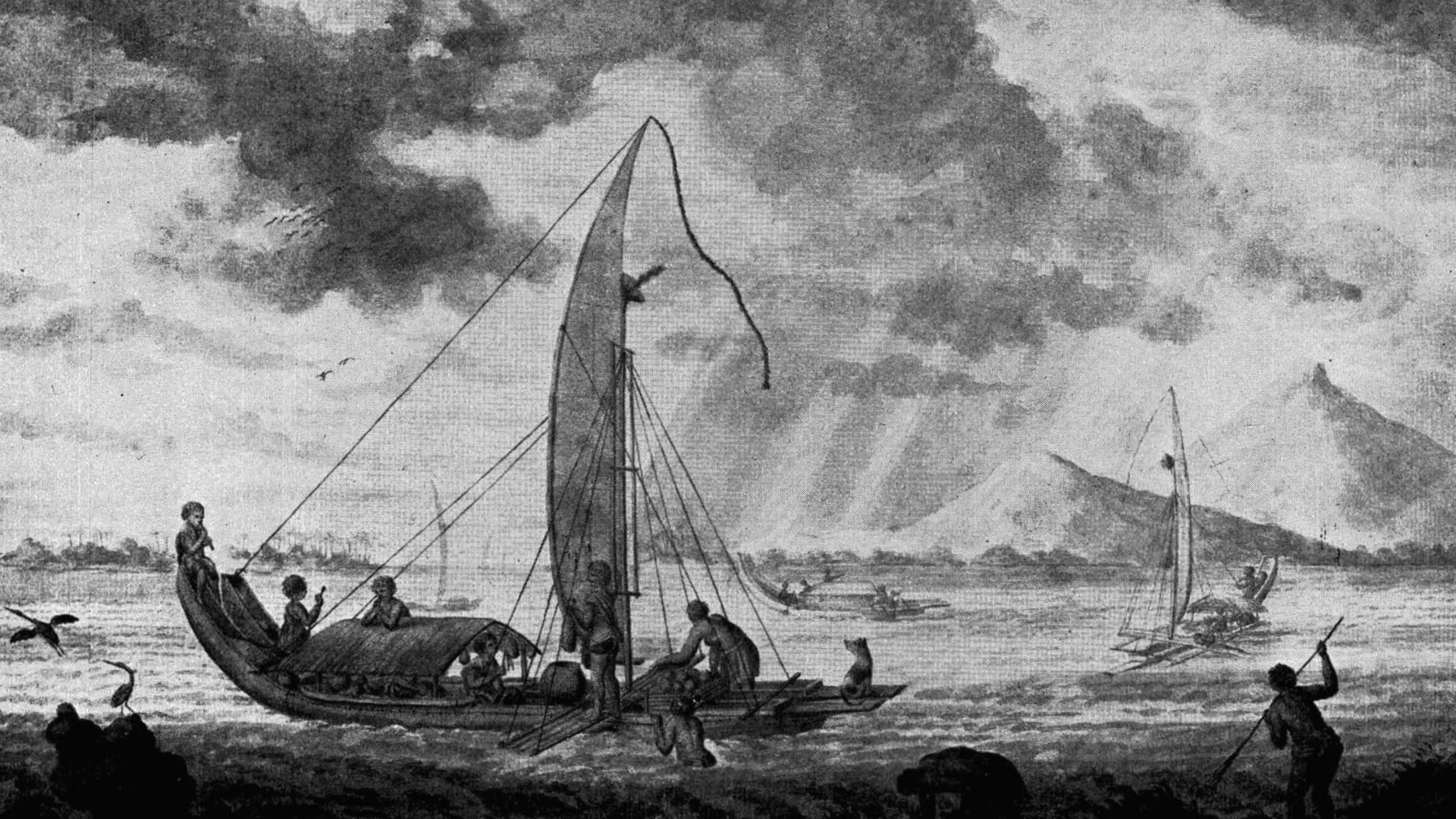 File:Double canoes. Tipaerua, 1769-71.jpg
