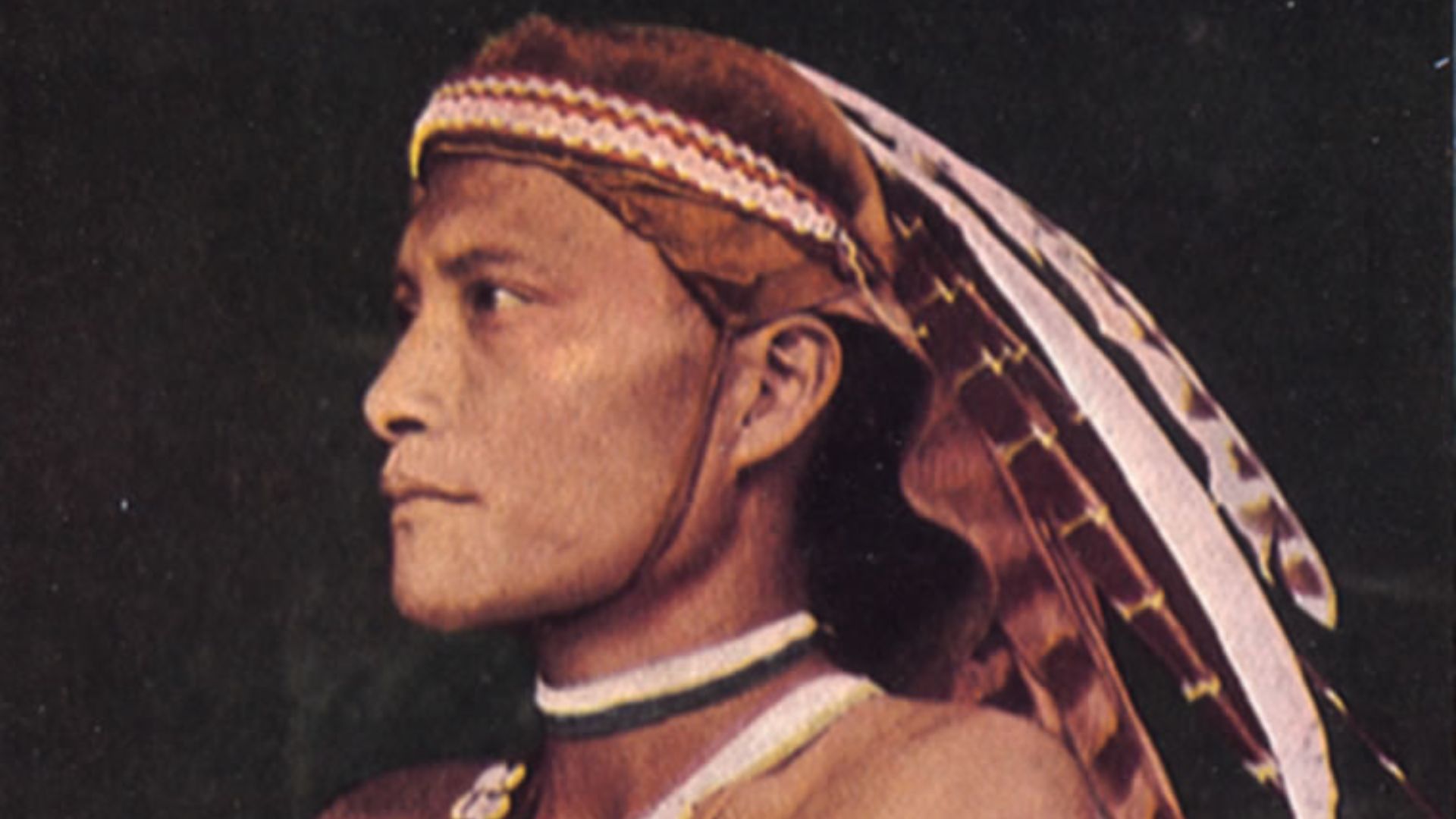 Pre-World War II photo of a Tsou youth.