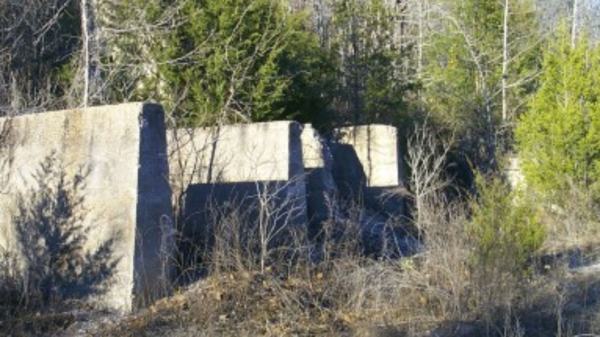 Ruins of the New White Eagle Mill, Rush Historic District, Buffalo National River, Arkansas, USA