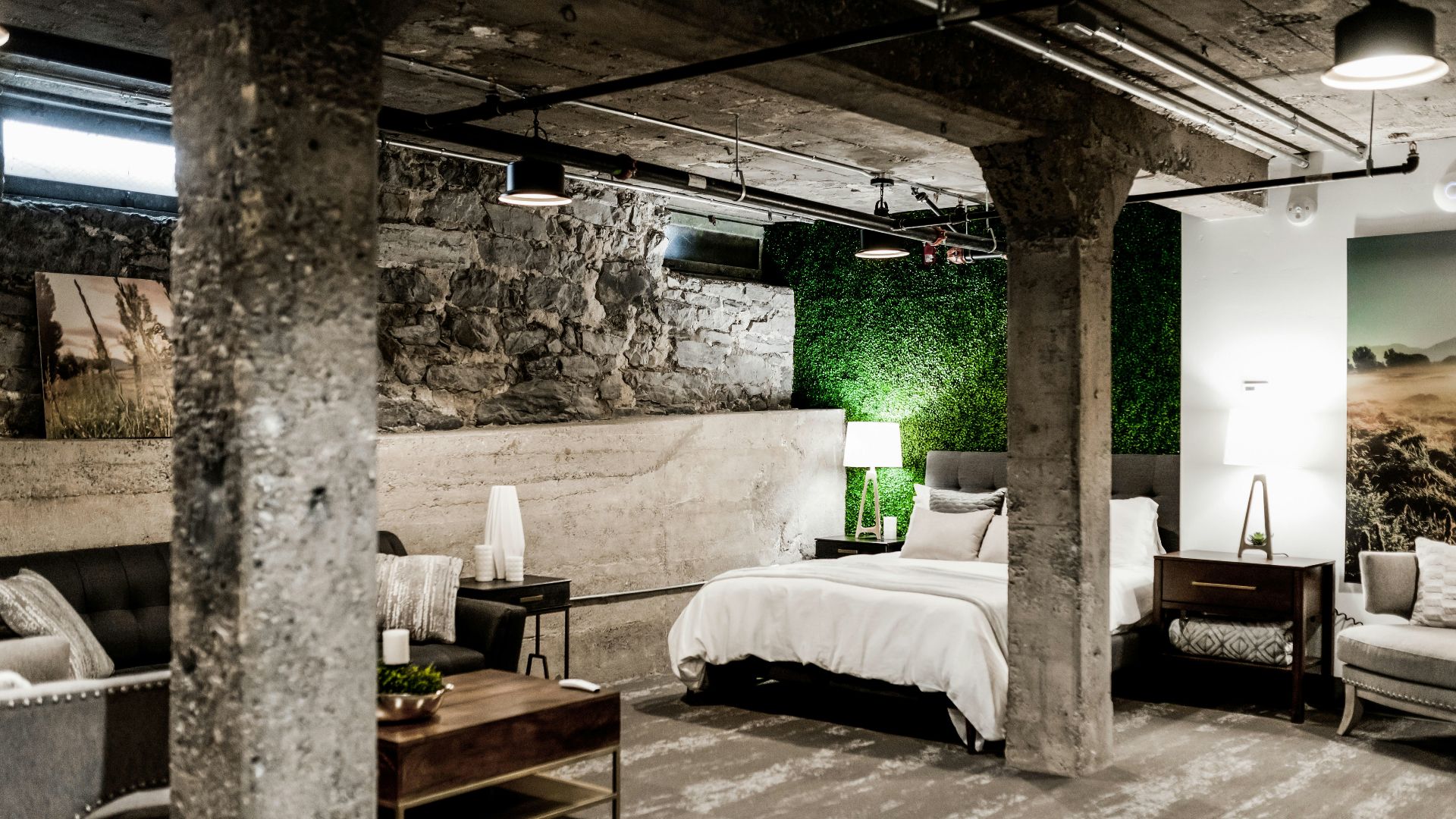 white bed linen on bed