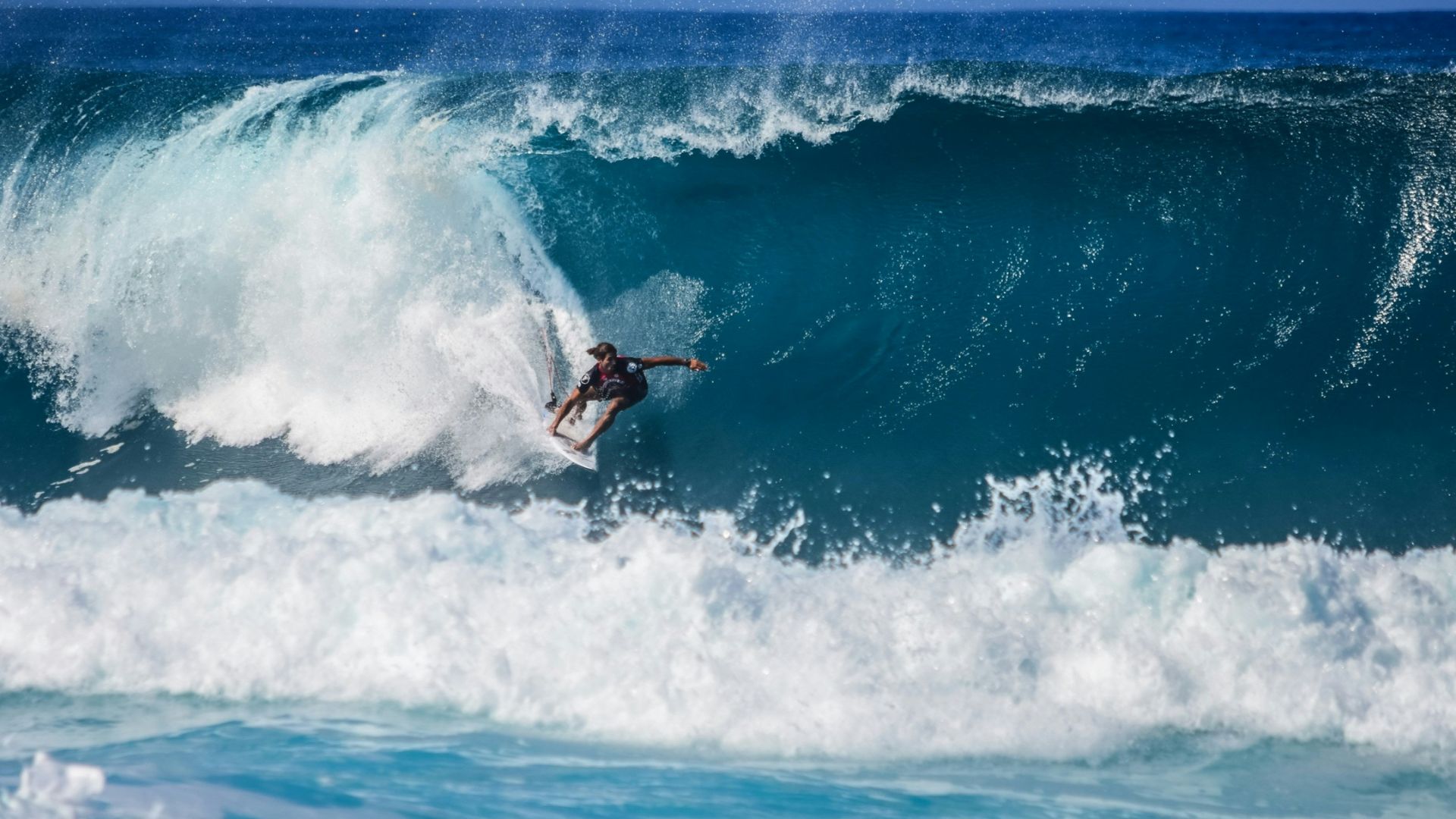 person surfing on wave