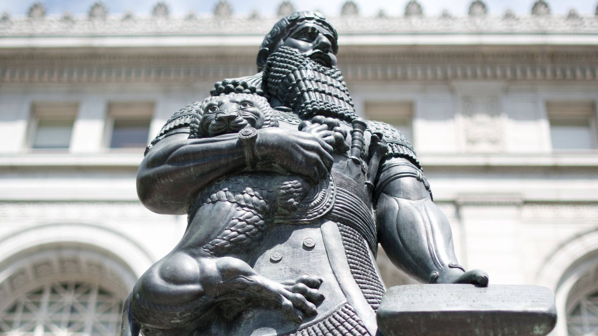 Ashurbanipal, (sculpture). San Francisco Civic Center Historic District
