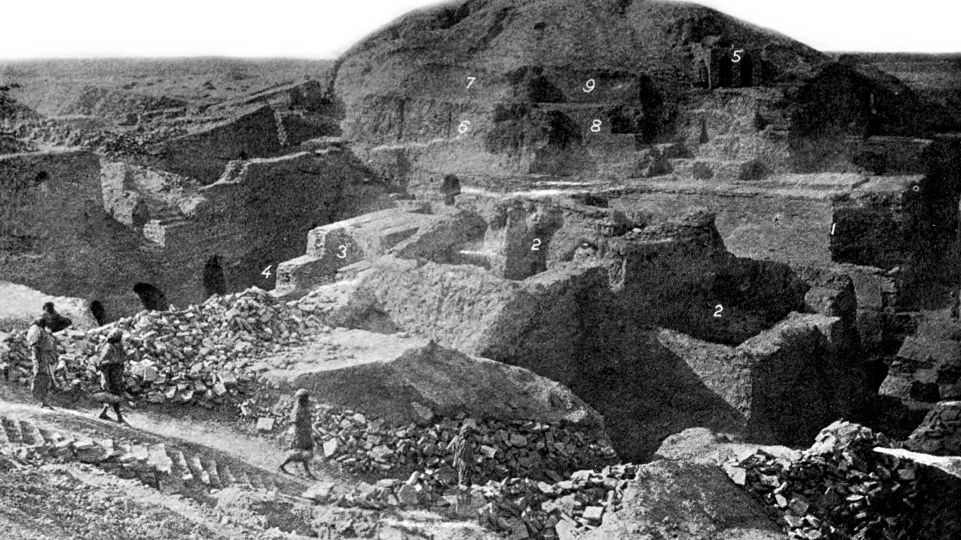 Nippur, Temple of Bel excavation