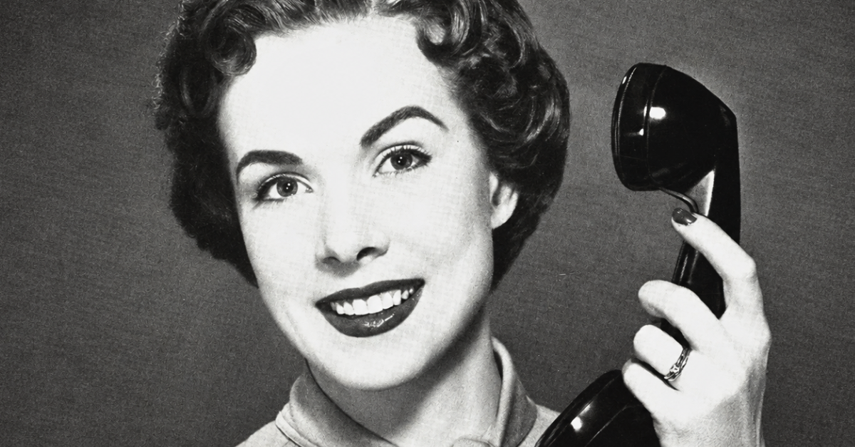 Vintage Telephone Portrait