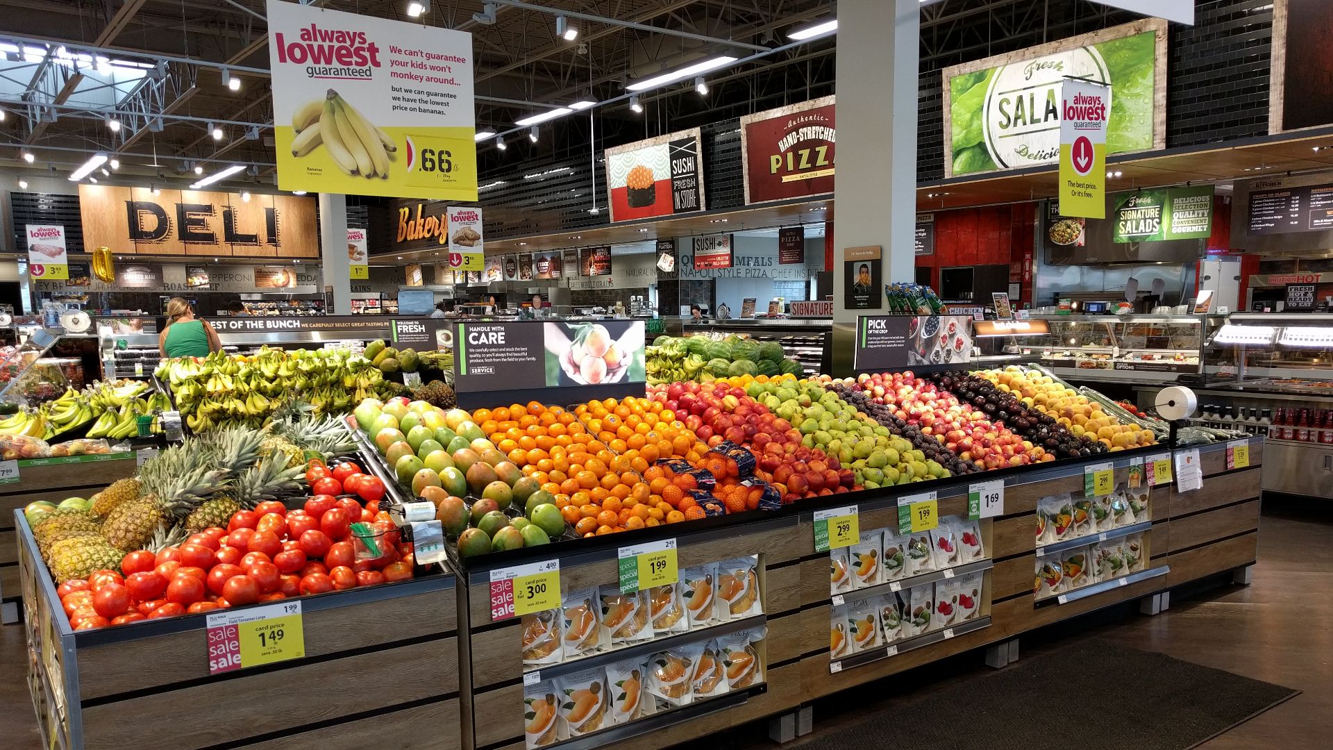 The produce and prepared foods departments at the Save-On-Foods Kensington store in Saskatoon.