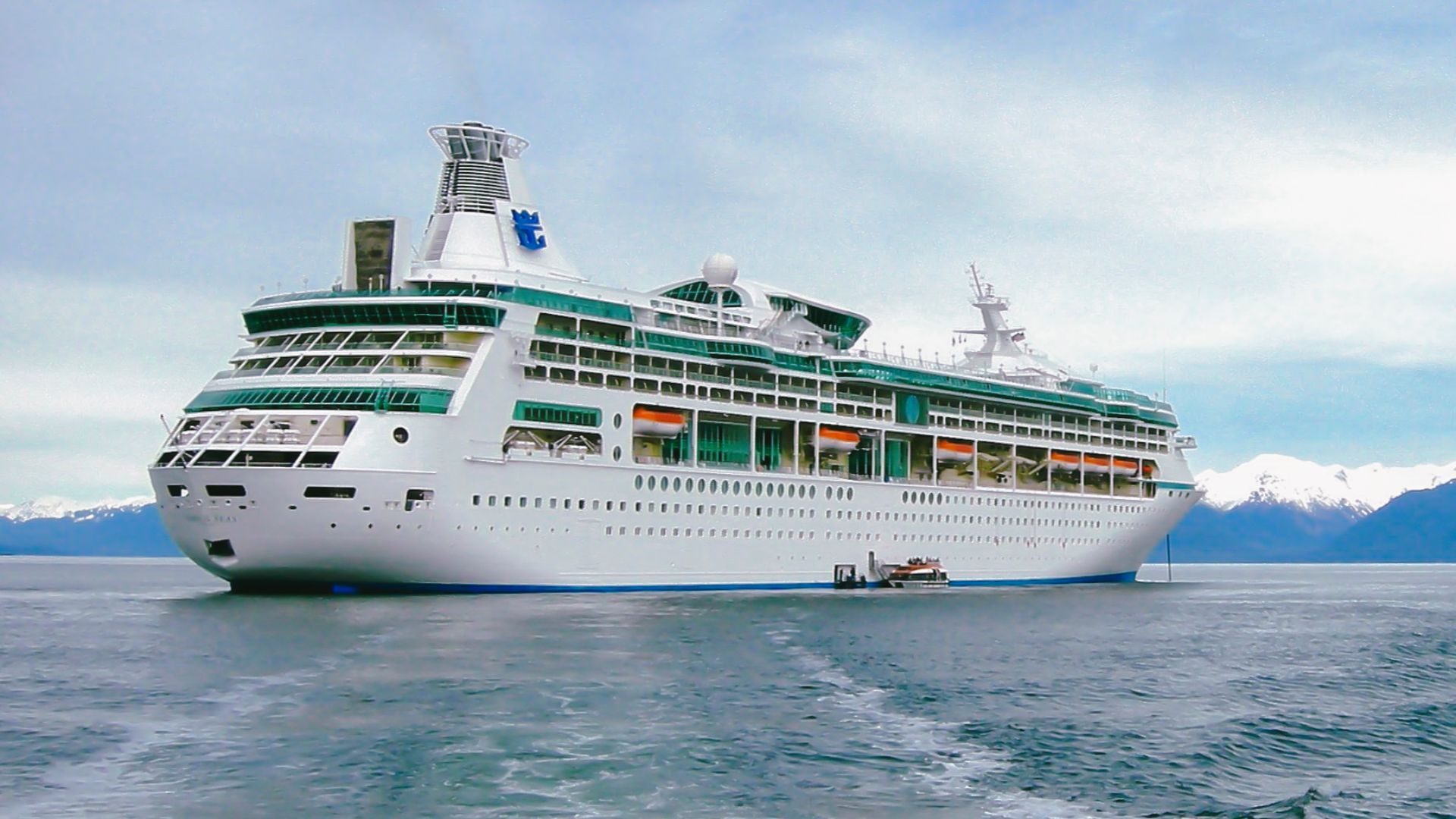 Vision of The Seas cruise ship by Royal Caribbean International, in Alaska