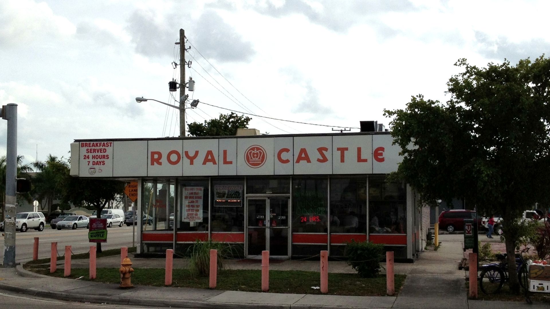 Royal Castle started in Miami in 1938. At one time there were hundreds of Royal Castles throughout Florida. After being purchased by Performance Systems they expanded into Georgia and Louisiana. They were eventualy liquidated. Two survive. I went to one t