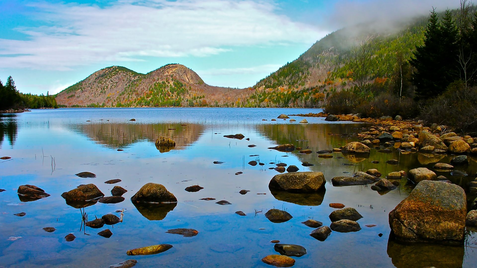 Acadia National Park (Jordan Pond and the Bubbles), Maine