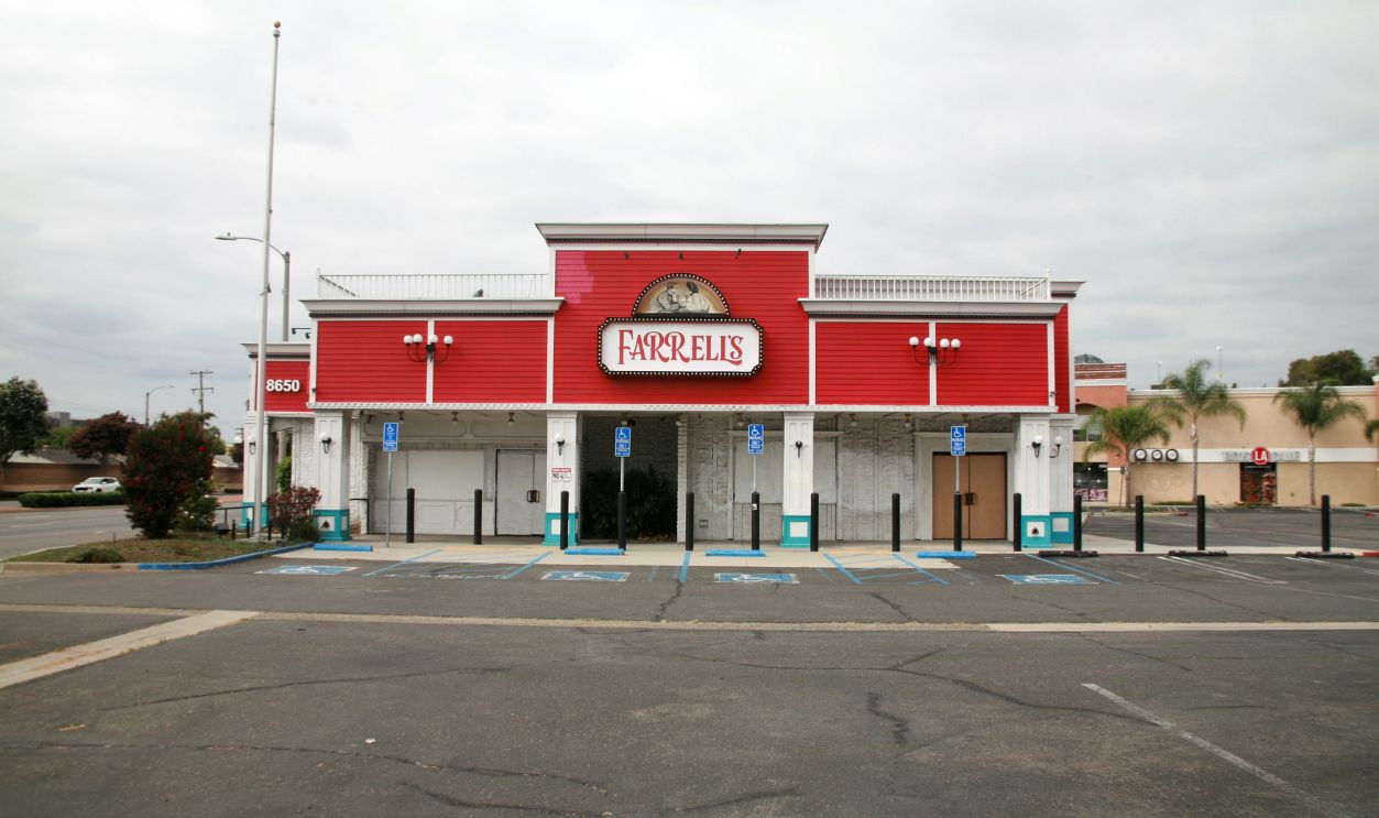 Farrell's Ice Cream Parlor. Closed and Abandoned building.