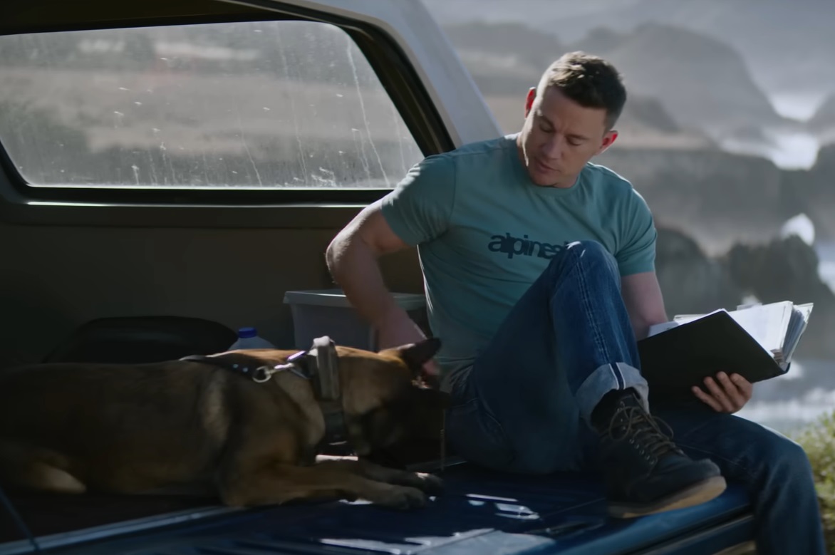 Screenshot from the movie Dog (2022)