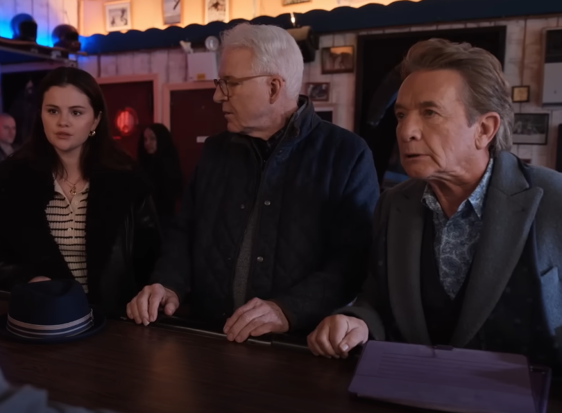 A screenshot of the TV Show Only Murders in the Building