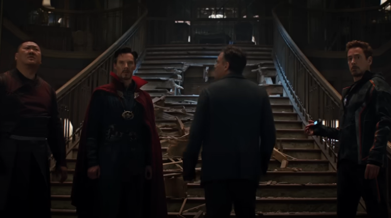 Screenshot of the movie Avengers: Infinity War