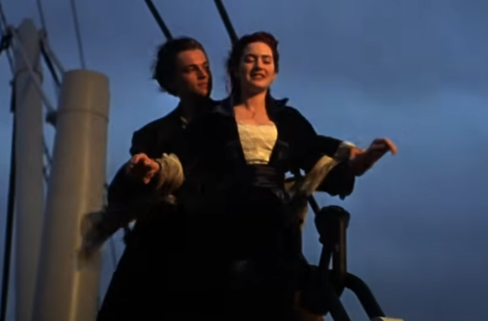 Screenshot of the movie Titanic