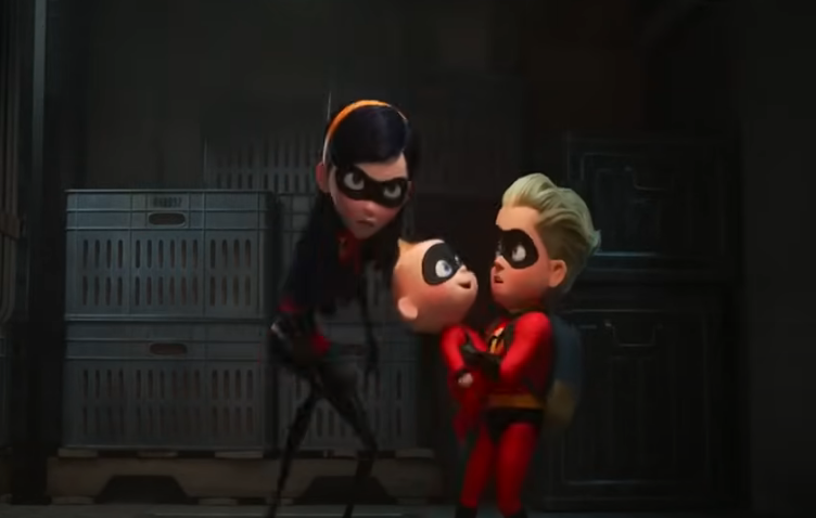 Screenshot of the animated movie Incredibles 2