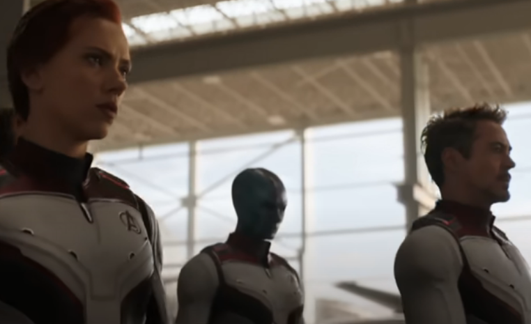 Screenshot of the movie Avengers: Endgame