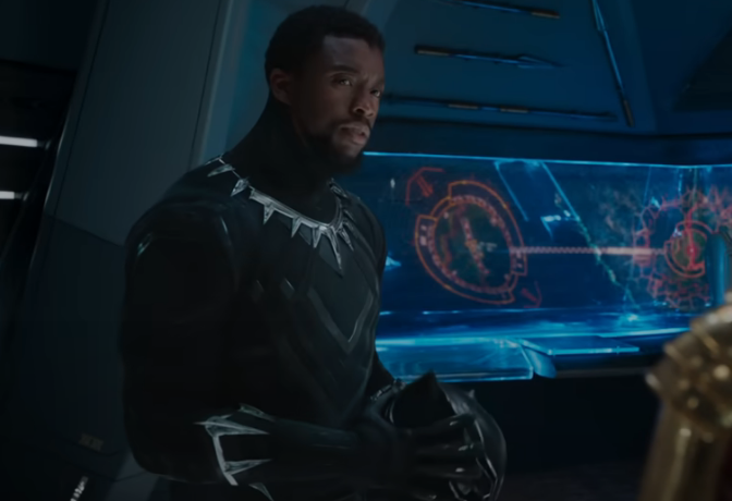 Screenshot of the movie Black Panther