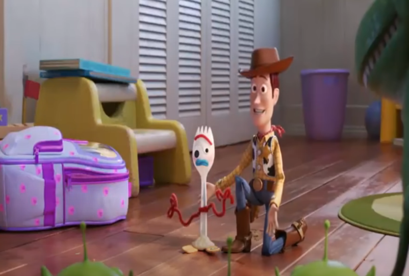 Screenshot of the animated movie Toy Story 4