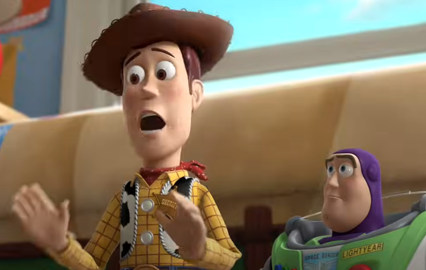 Screenshot of the animated movie Toy Story 3