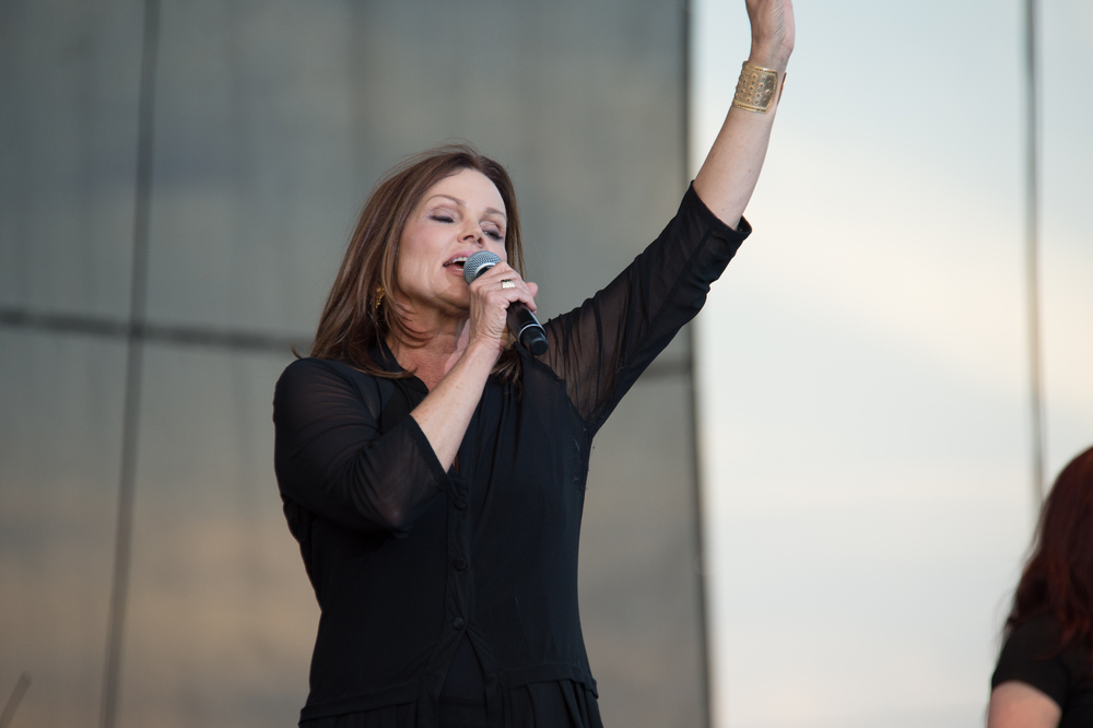 Belinda Carlisle of The Go Go's perform in support of the Replay America Tour