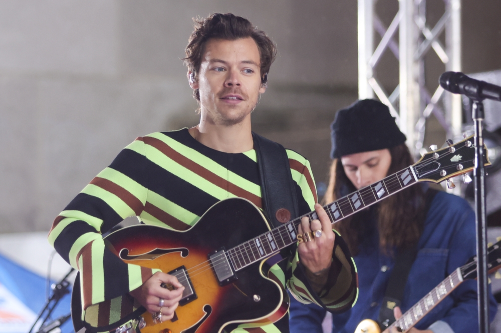 Singer Harry Styles performs on NBC's