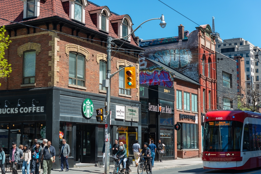 Toronto, Ontario, people walking