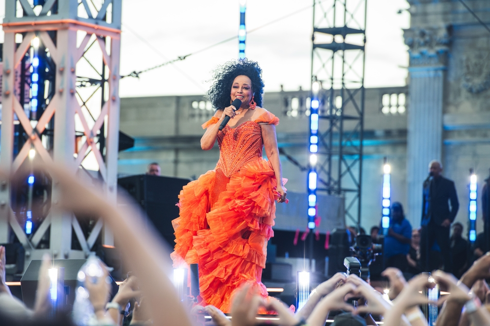 Diana Ross in concert at The Michigan Central Station
