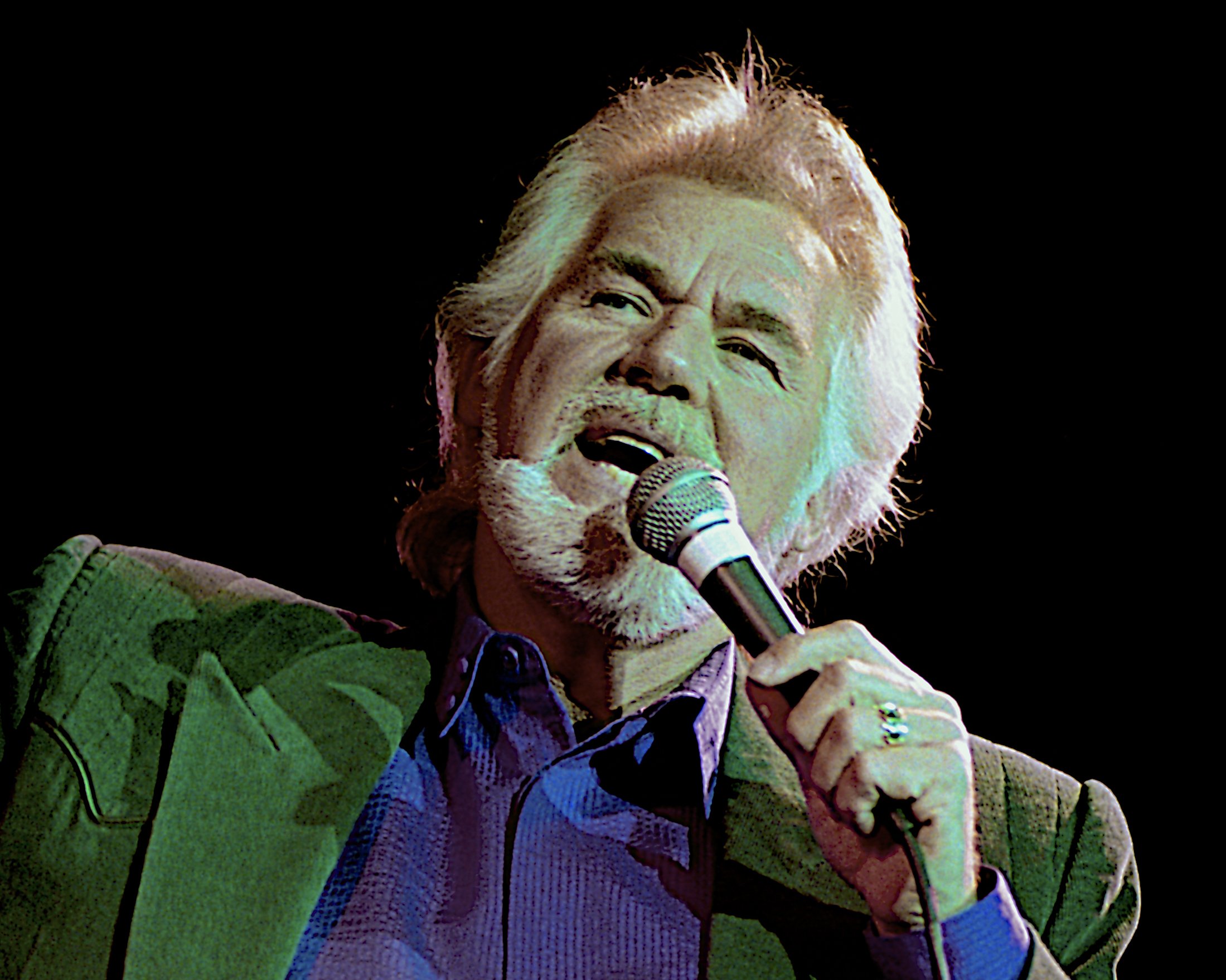 Kenny Rogers performs live from the studios' of Voice of America