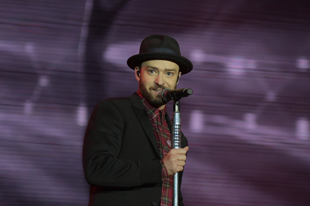 Singer Justin Timberlake performs on stage at Rock in Rio 2017