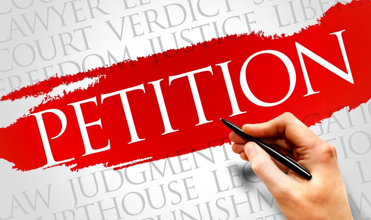 Petition word cloud concept