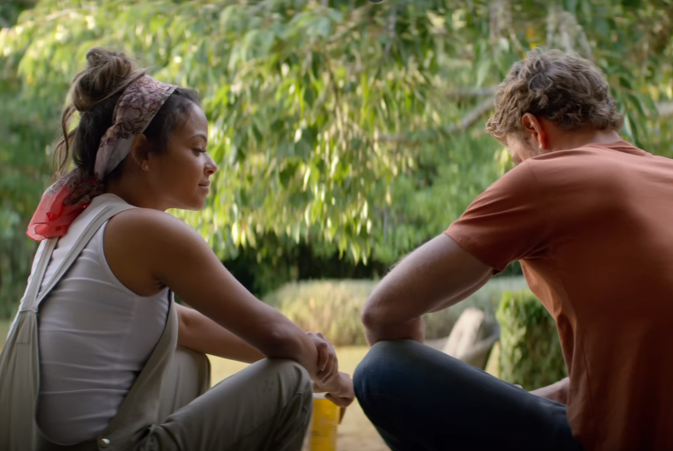 A screenshot of the movie Falling Inn Love