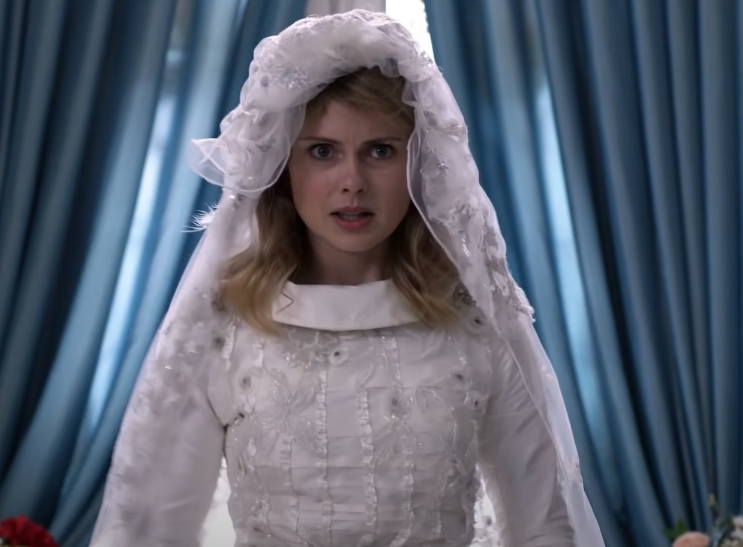 A screenshot of the movie A Christmas Prince: The Royal Wedding