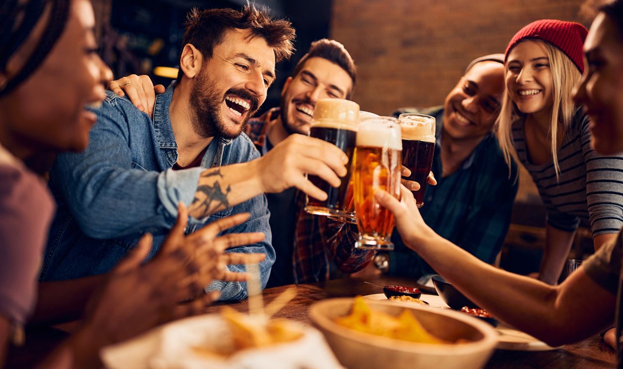 Group of People Enjoying