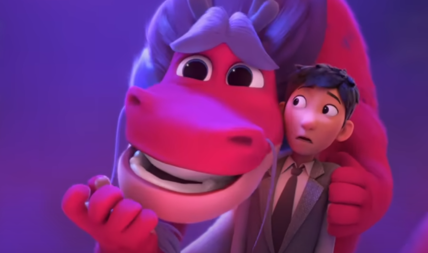 Screenshot of the animated movie Wish Dragon
