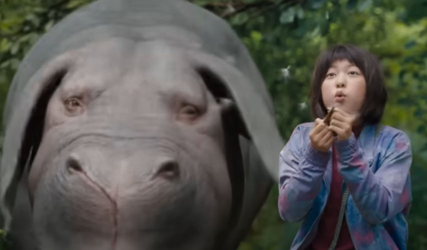 Screenshot of the movie Okja
